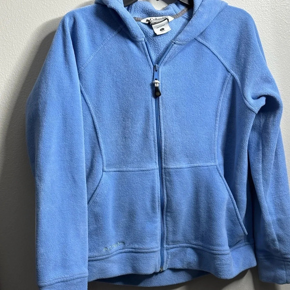 Columbia Women Blue Full Zip Up Jacket Hoodie Fleece Size Large. - Picture 3 of 10